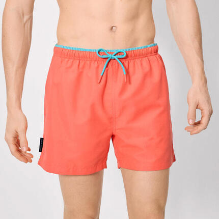 Maillot de bain mi-long corail basique