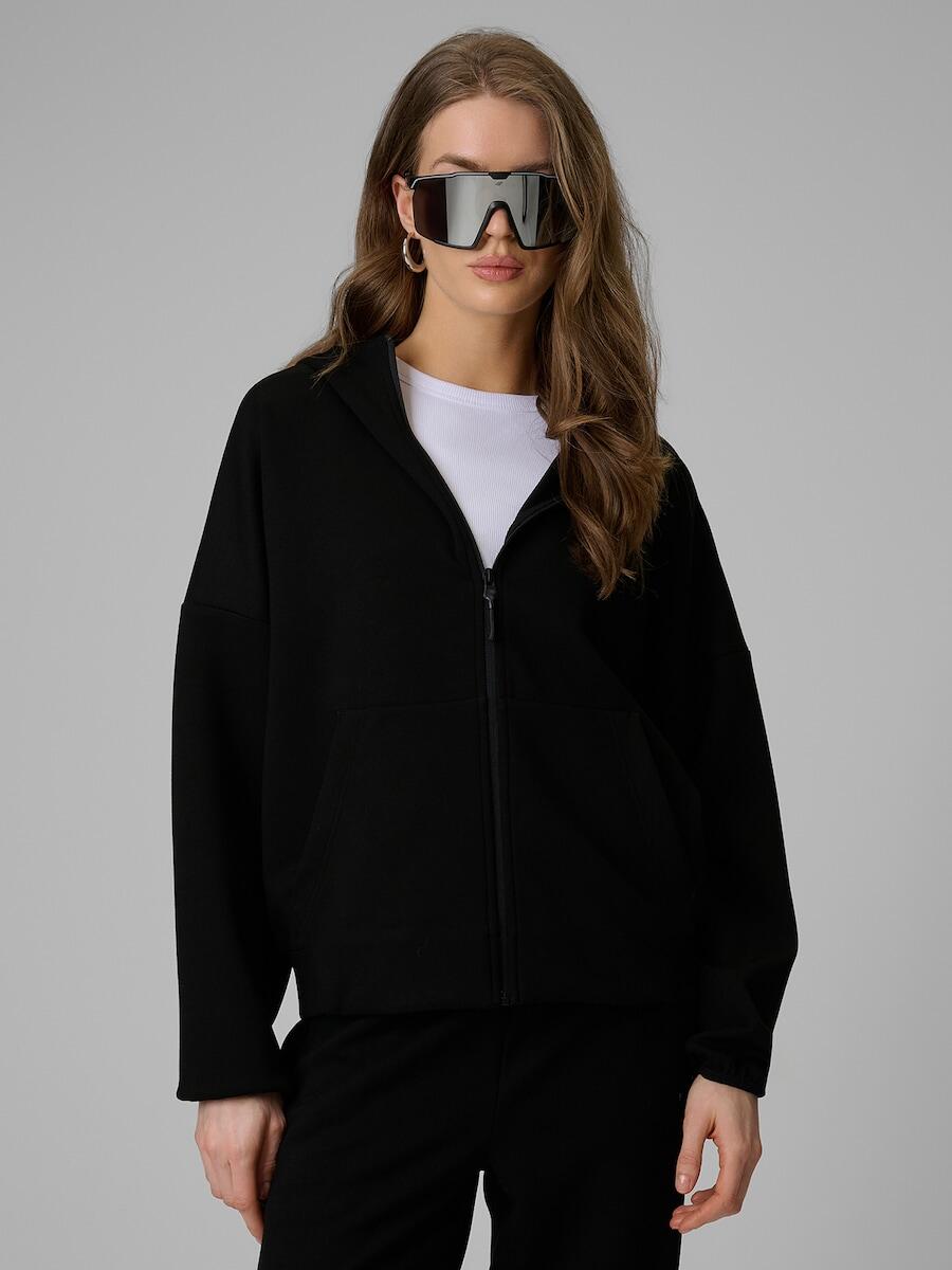 Bluza dresowa regular z kapturem damska 4F 4FRSS26TSWSF2994 1/7