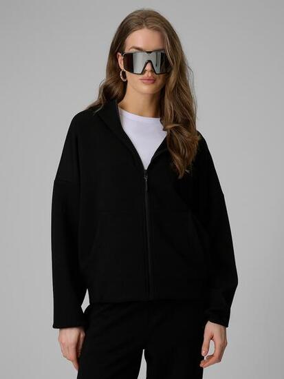 Bluza dresowa regular z kapturem damska 4F 4FRSS26TSWSF2994