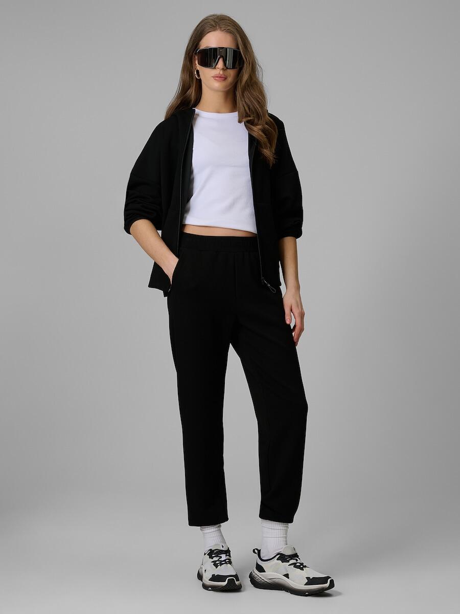 Bluza dresowa regular z kapturem damska 4F 4FRSS26TSWSF2994 6/7