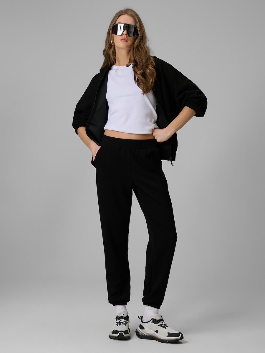 Bluza dresowa regular z kapturem damska 4F 4FRSS26TSWSF2994 3/7