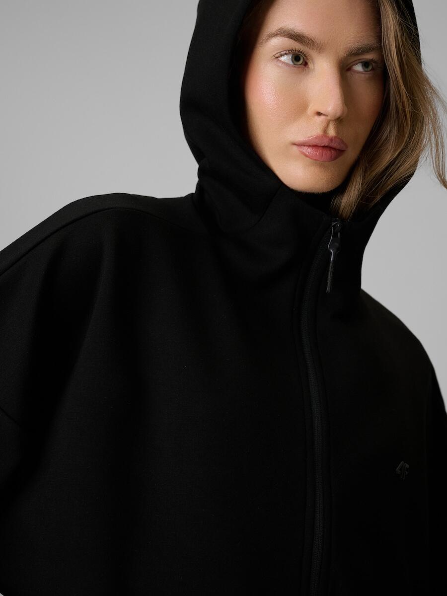 Bluza dresowa regular z kapturem damska 4F 4FRSS26TSWSF2994 5/7