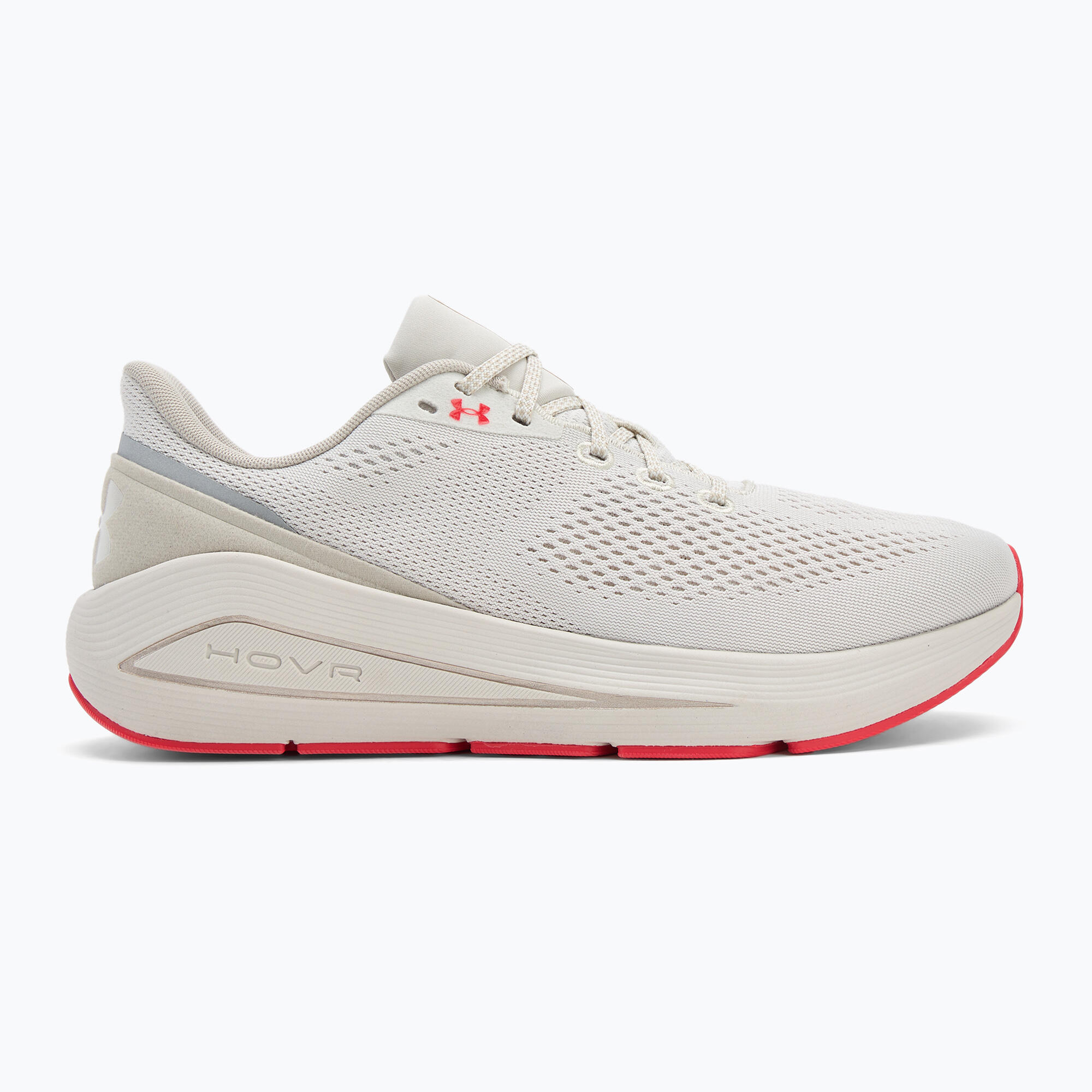 Buty do biegania męskie Under Armour Sonic 7 summit white/khaki base/racer red 2/7