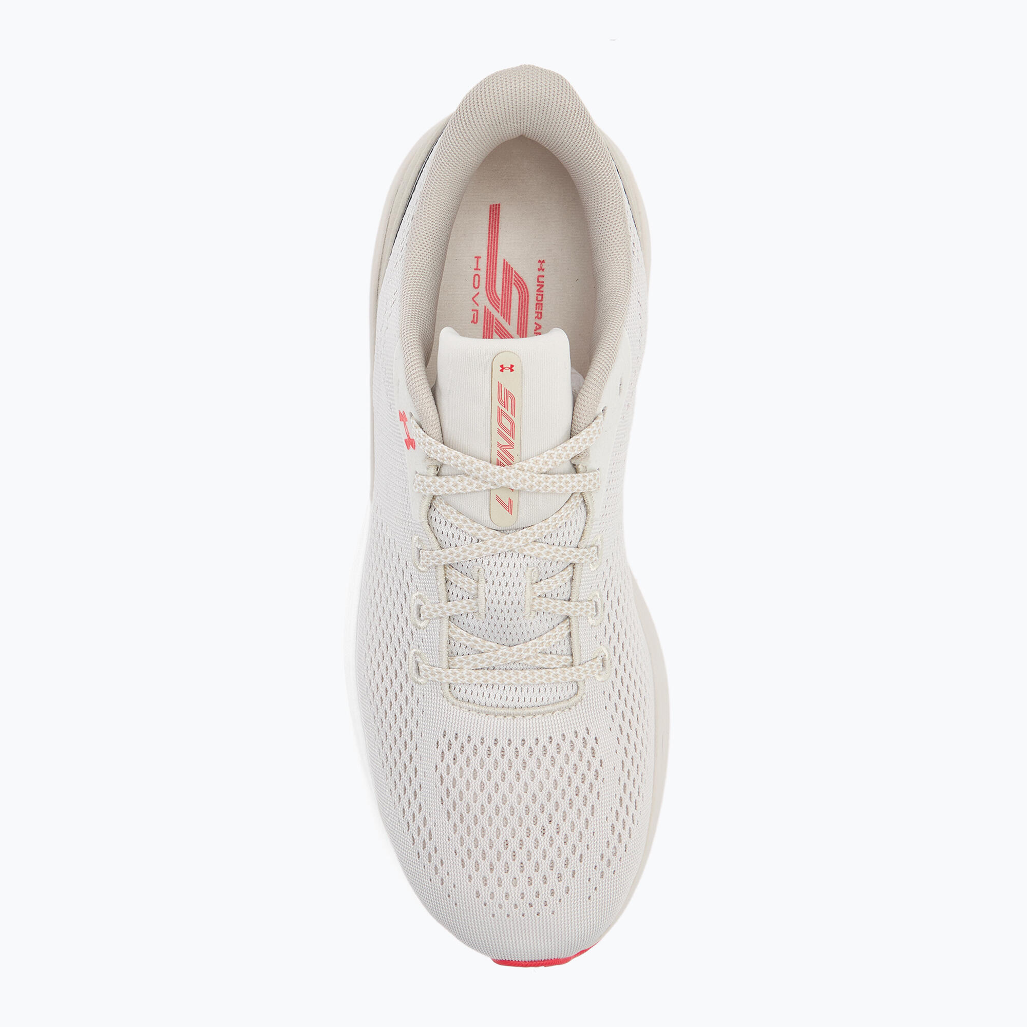 Buty do biegania męskie Under Armour Sonic 7 summit white/khaki base/racer red 5/7
