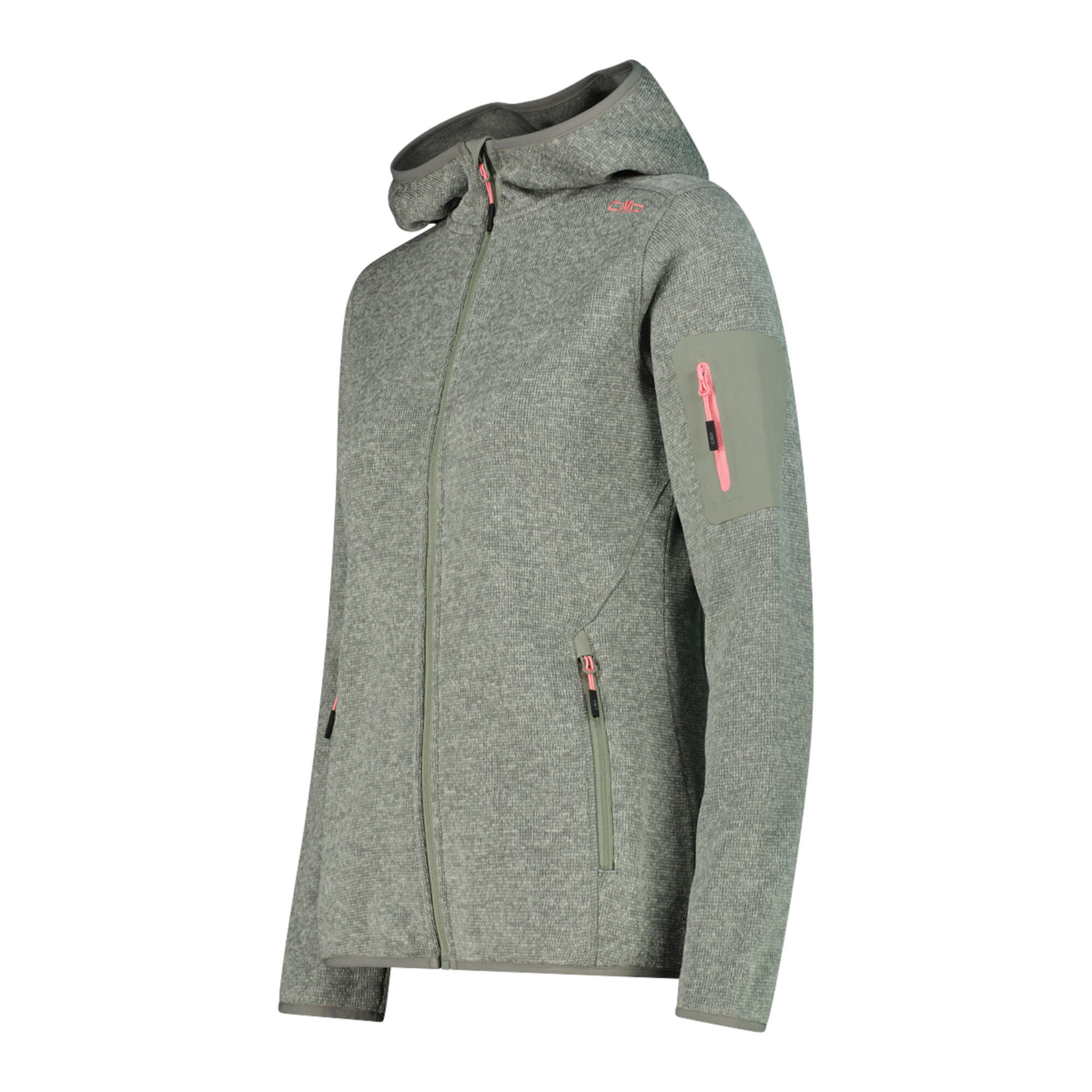 CMP Damen Jacke Knitted Melange Hoody 3H19826 3/5