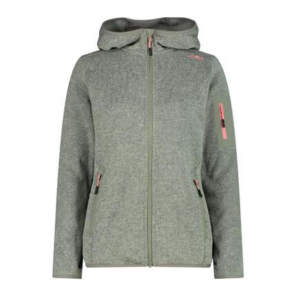 CMP Damen Jacke Knitted Melange Hoody 3H19826