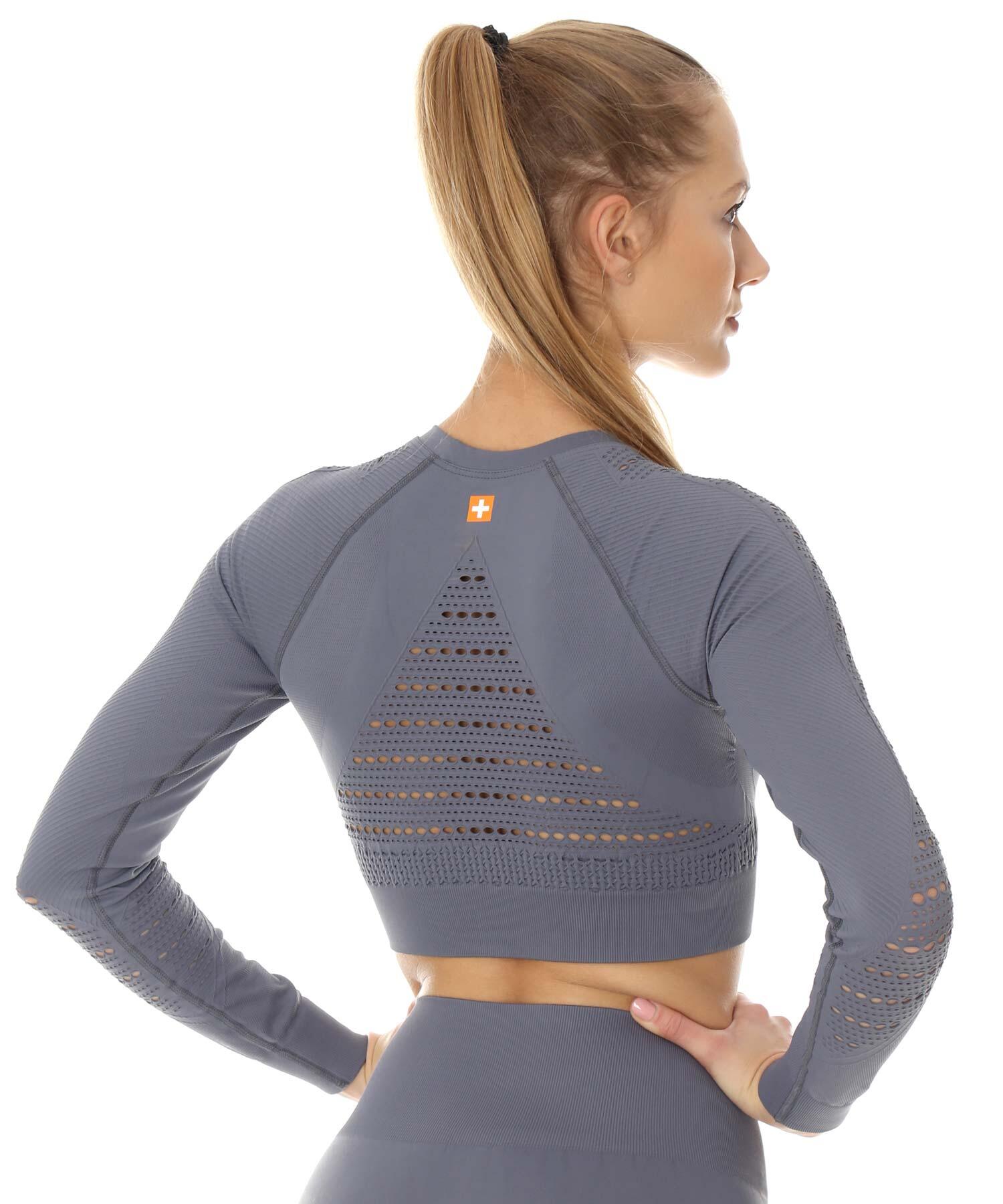 Damski Rashguard treningowy Brubeck GYM 2/4
