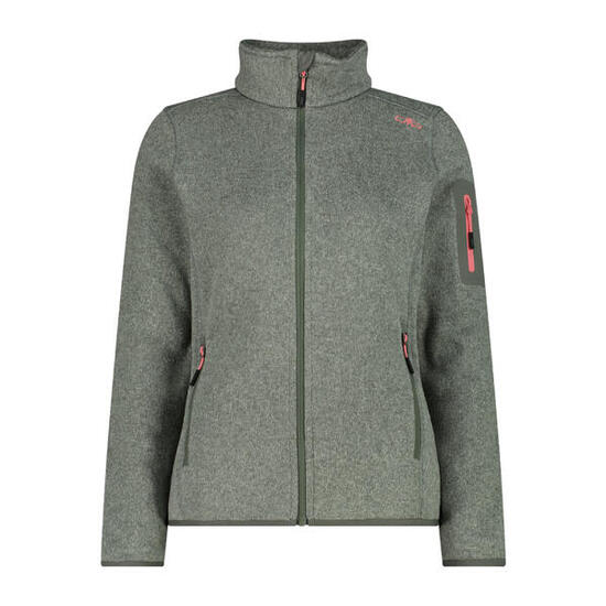 CMP Damen Jacke Knitted Melange Fleece Jacket 3H14746