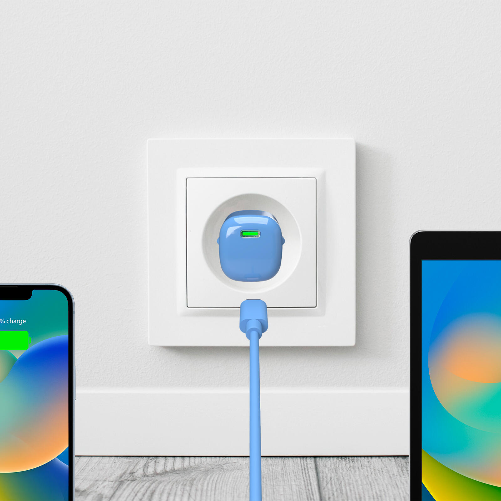 Caricabatterie da Parete con Tecnologia GAN da 20W con porta USB-C 2/2
