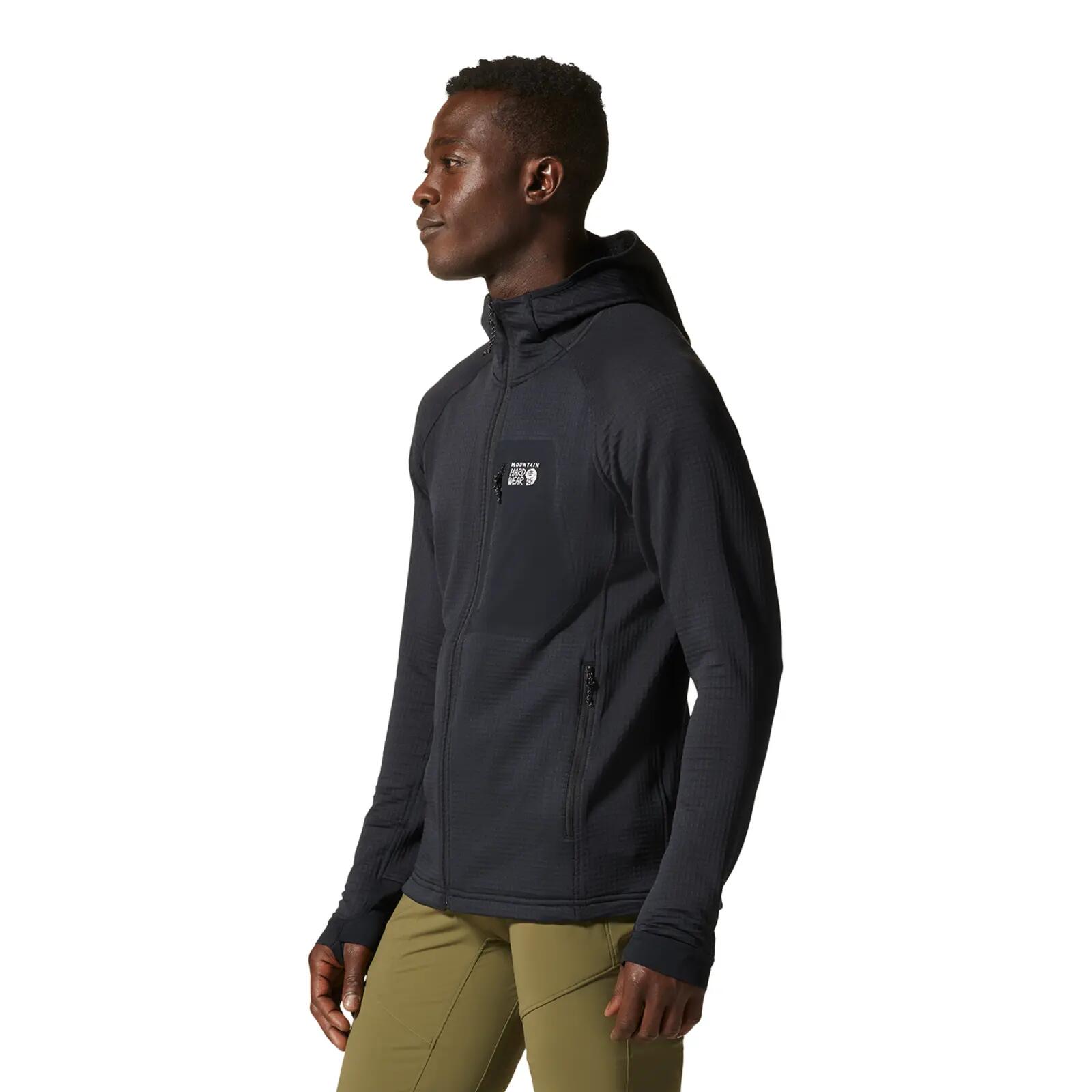 Polartec® Power Grid™ Full Zip Hoodie Men's Leisure M - slate grey