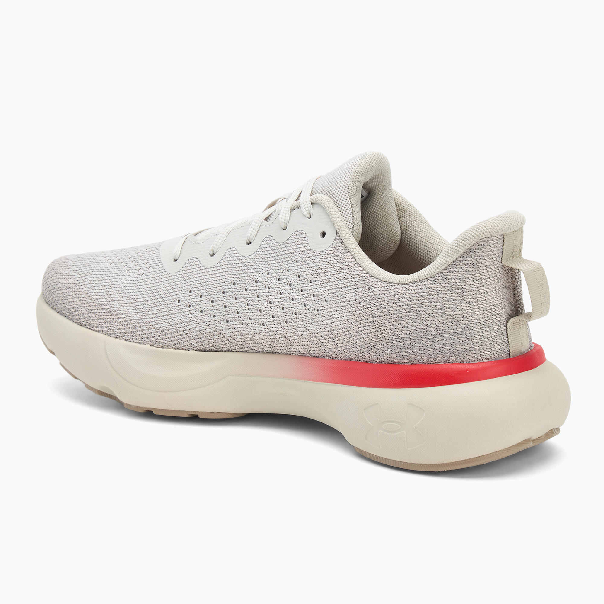 Buty do biegania męskie Under Armour Infinite summit white/khaki base/racer red 3/7