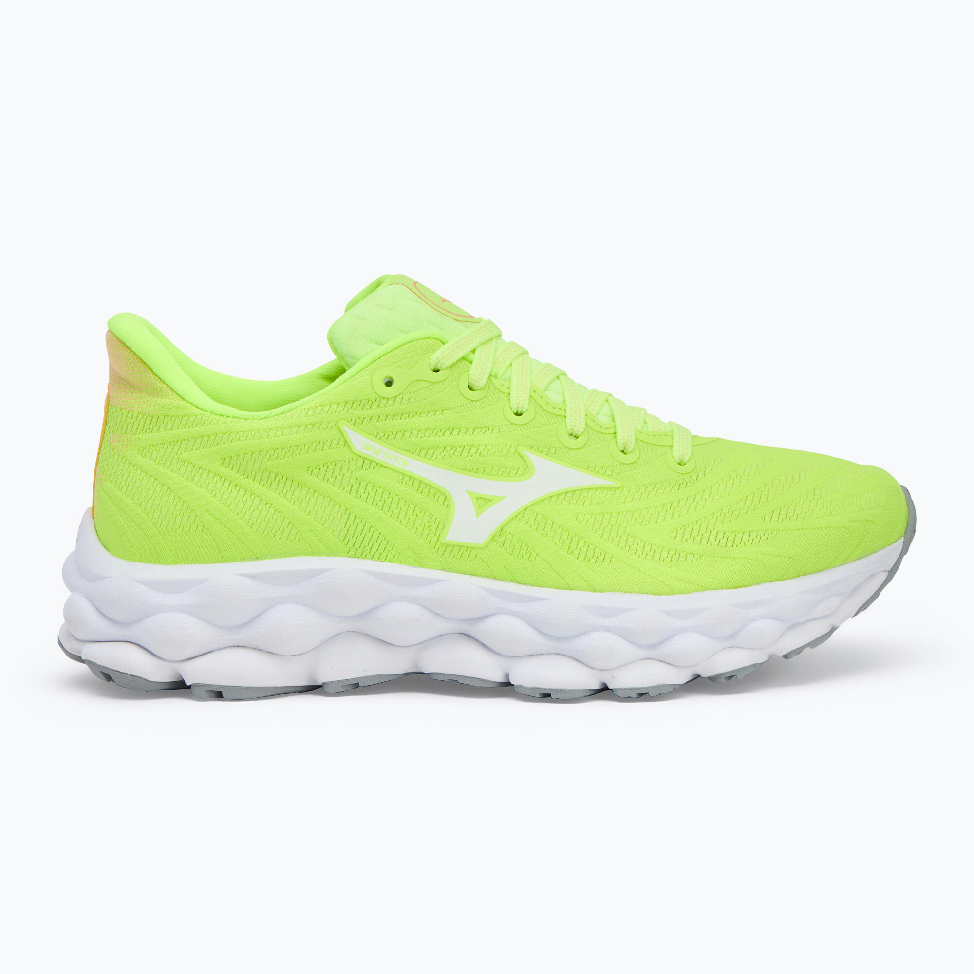 Buty do biegania damskie Mizuno Wave Sky 8 mizuno neo lime/white/pristine 2/7