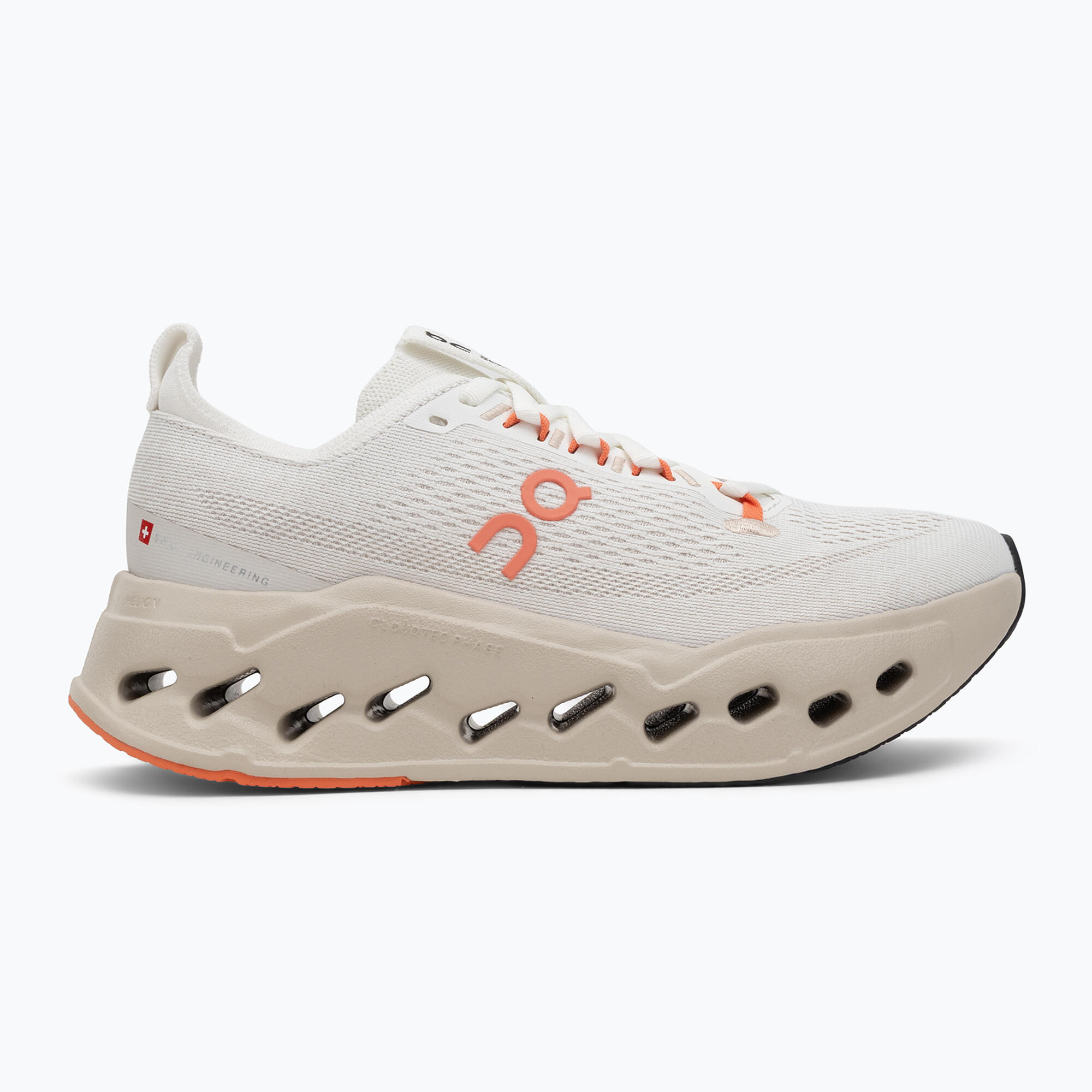 Buty do biegania damskie On Cloudsurfer Max ivory/salmon 2/7