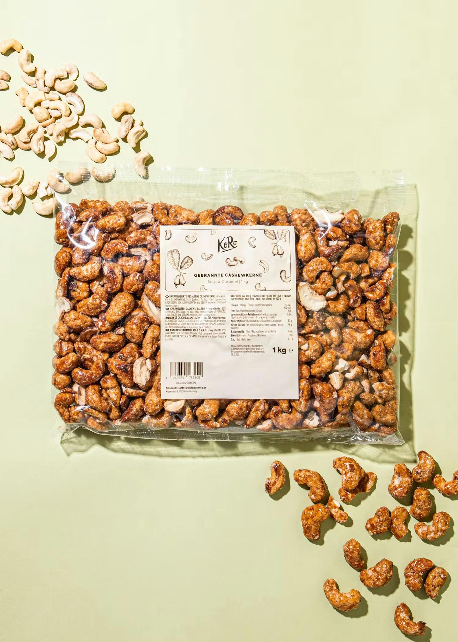 Anacardi tostati al caramello salato | 1 kg 2/6