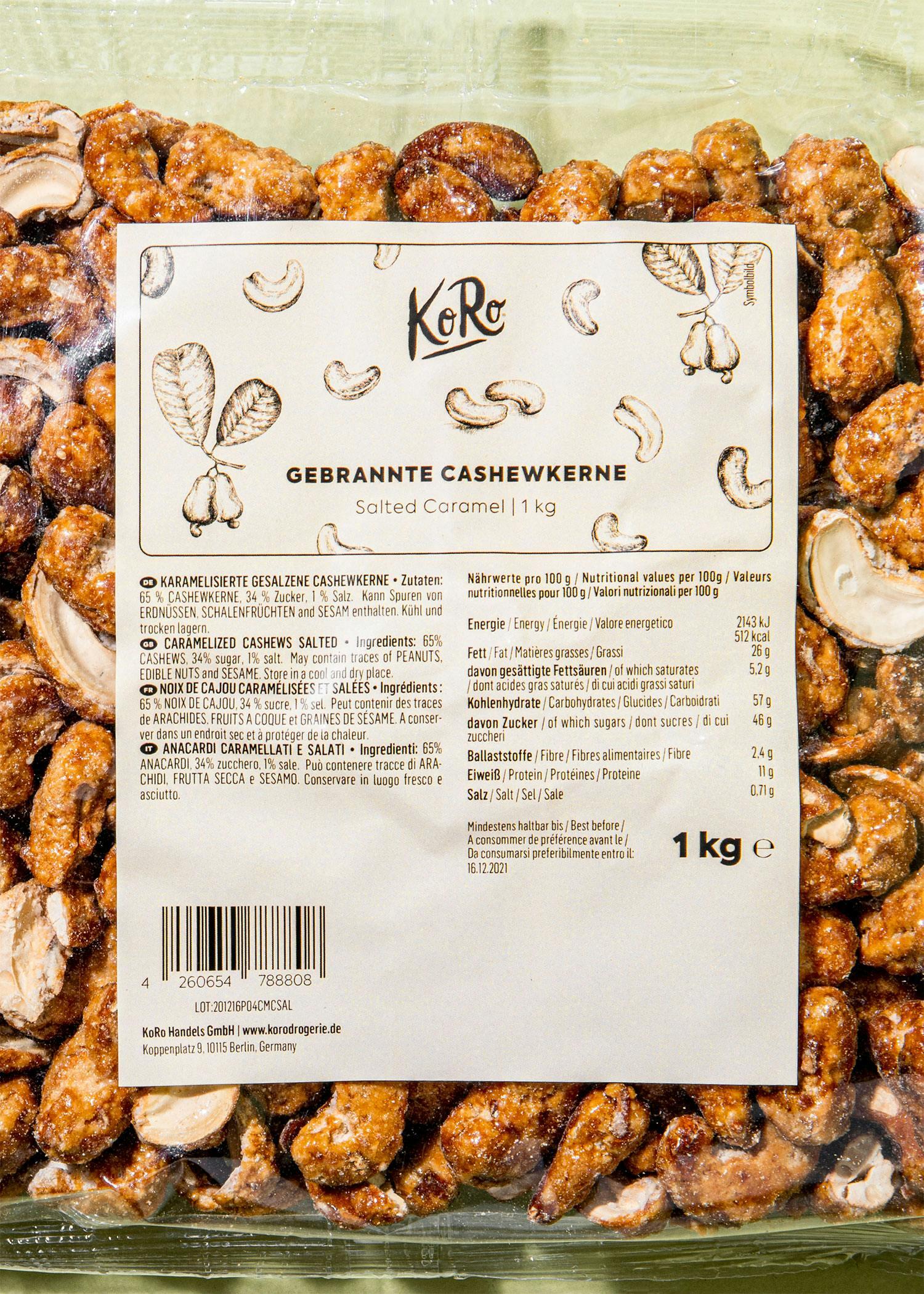 Anacardi tostati al caramello salato | 1 kg 4/6