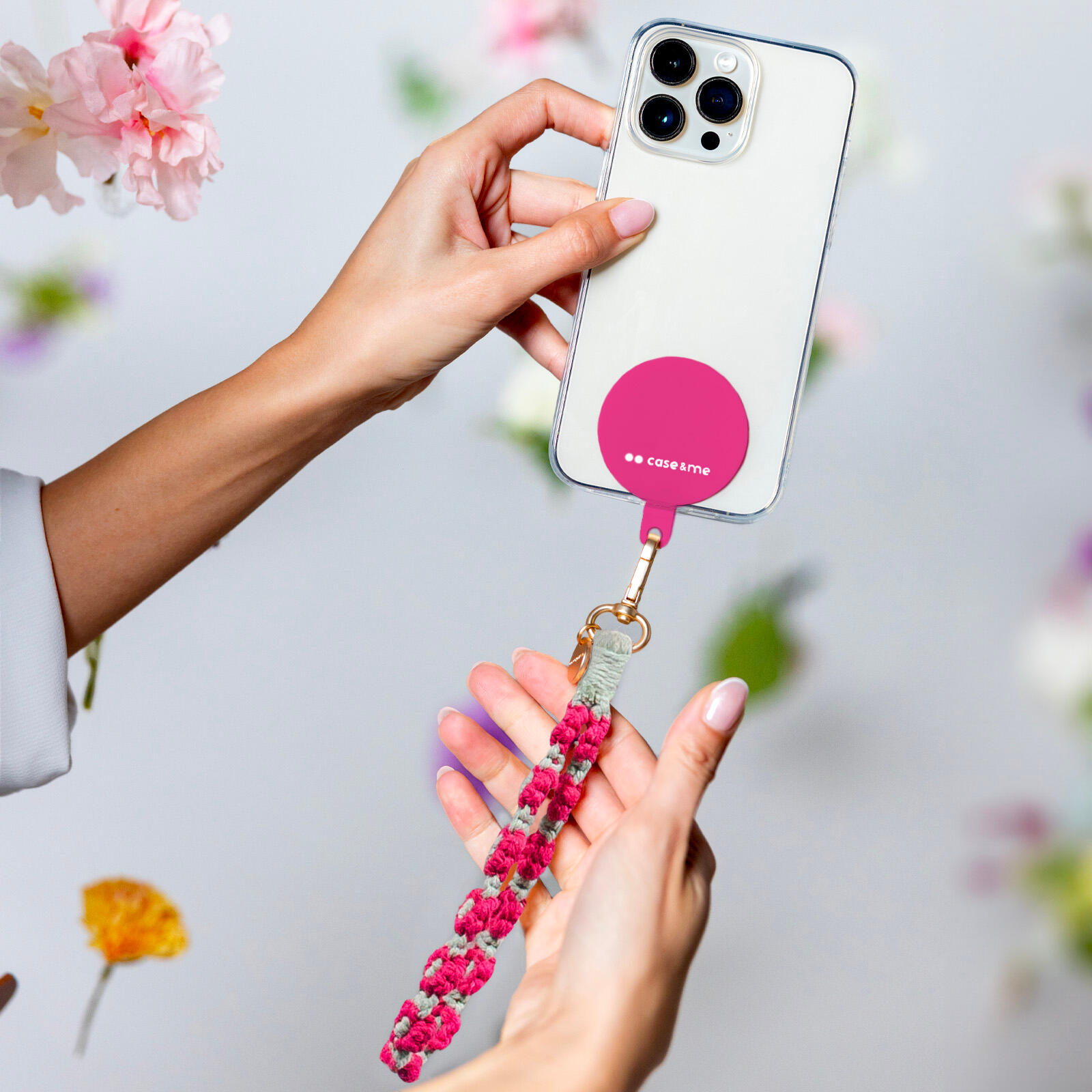 Coco - Bracelet à fleurs pour smartphone 6/7