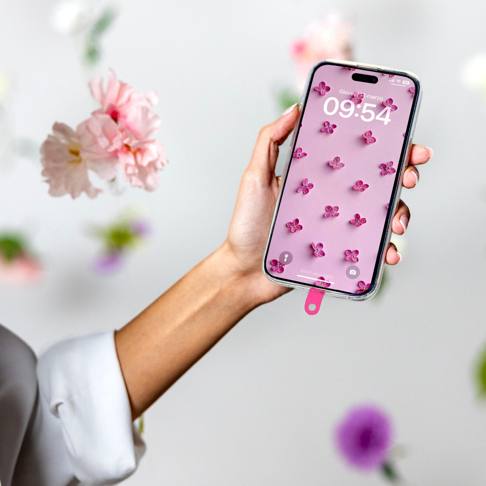Coco - Bracelet à fleurs pour smartphone 5/7