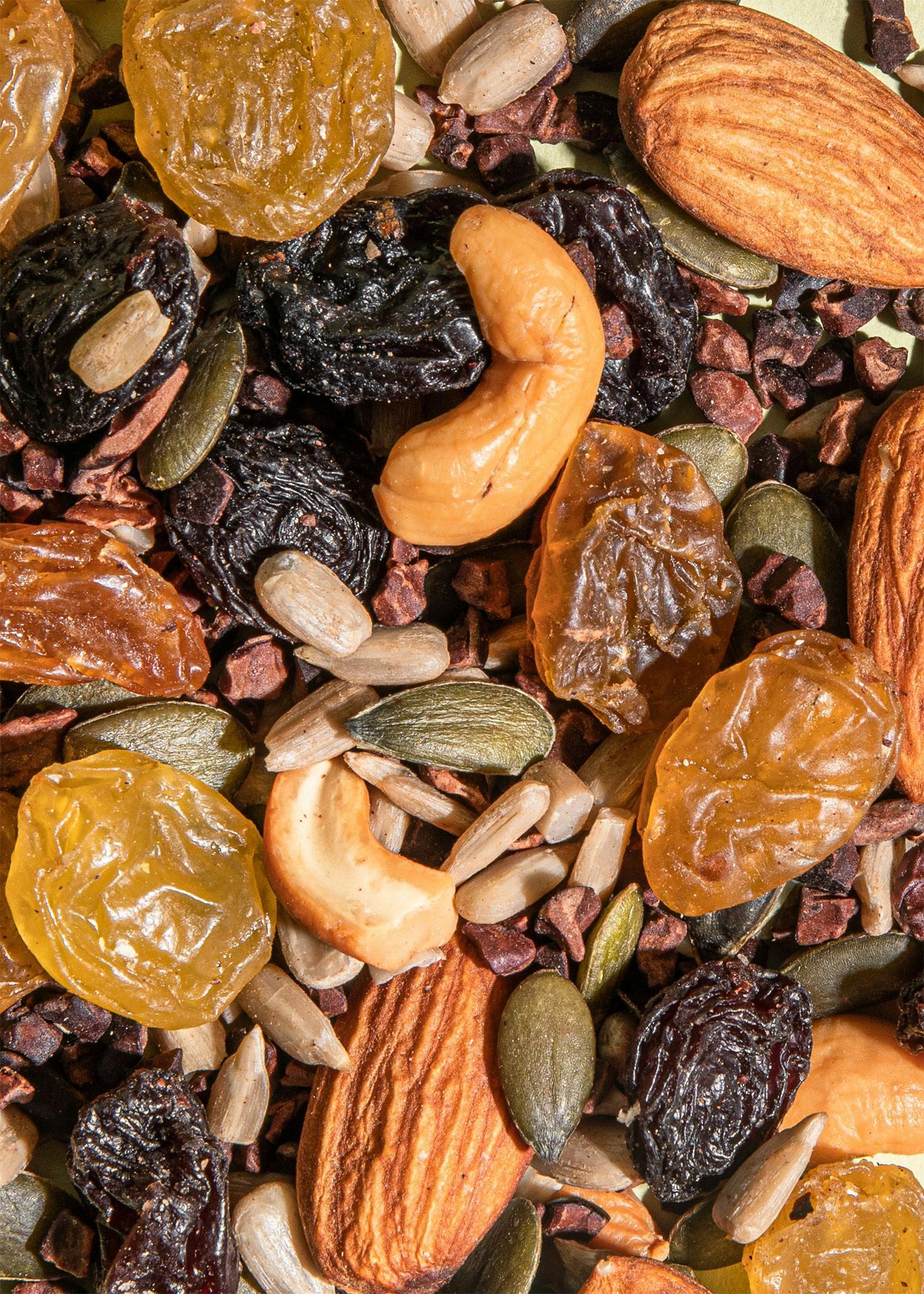Mélange de graines et grué de cacao 1 kg 3/6