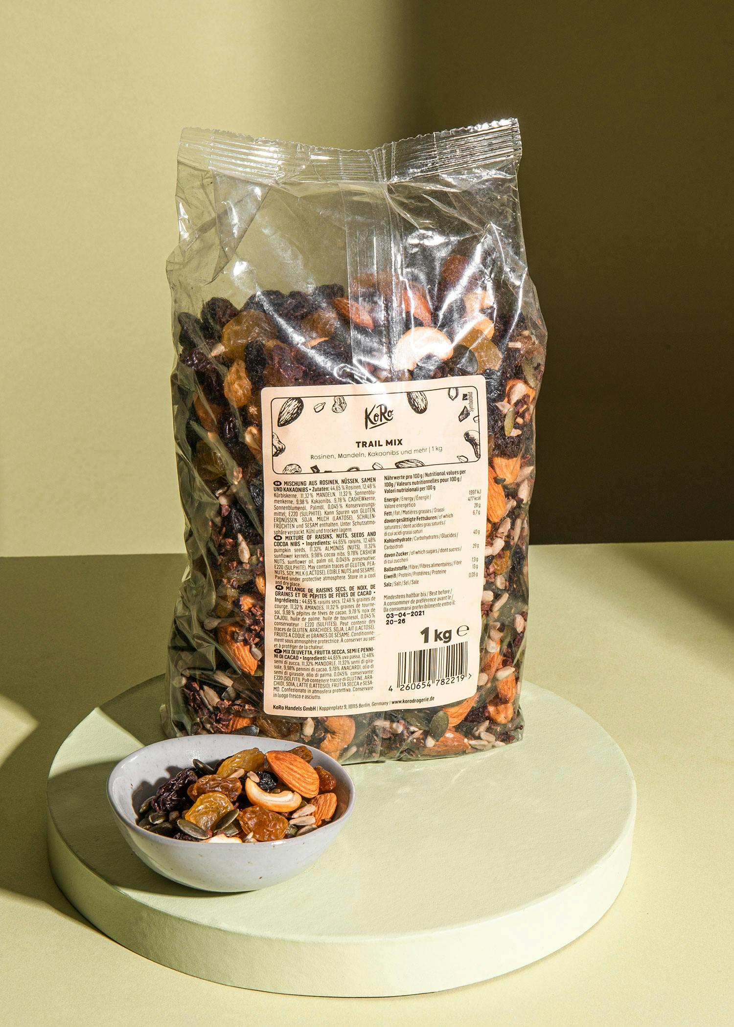 Mélange de graines et grué de cacao 1 kg 2/6