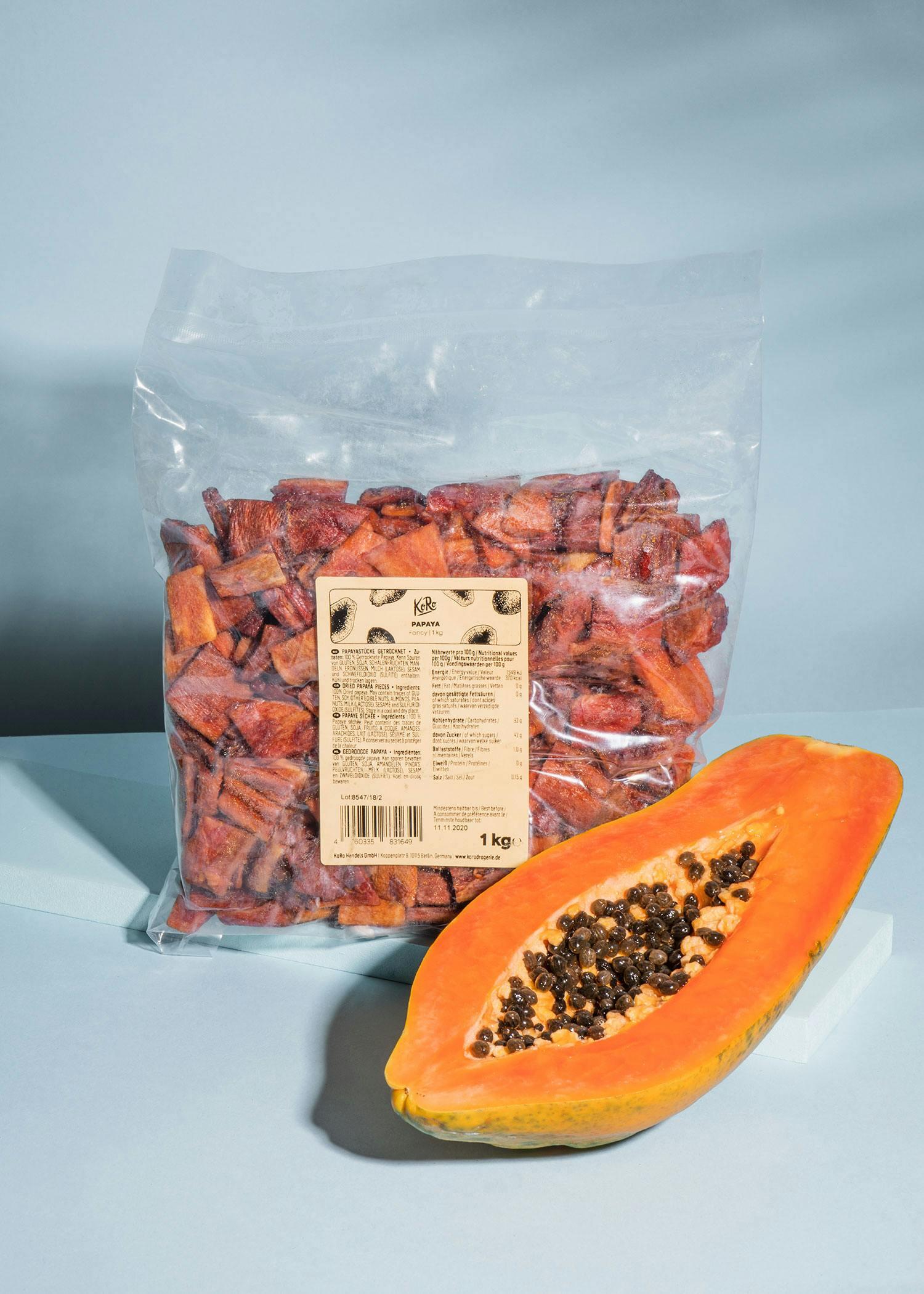 Papaye séchée sans sucre ajouté 1 kg 2/6