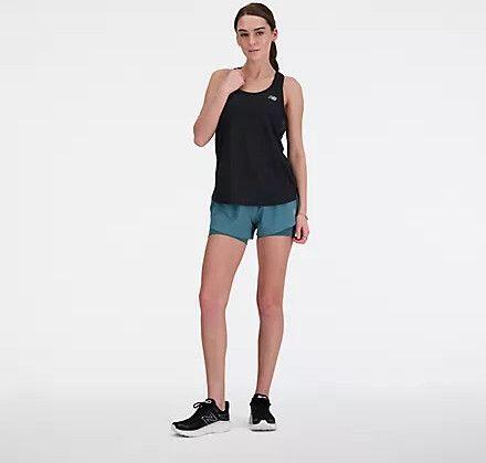 Women's New Balance Athletics Tank Black 5/7