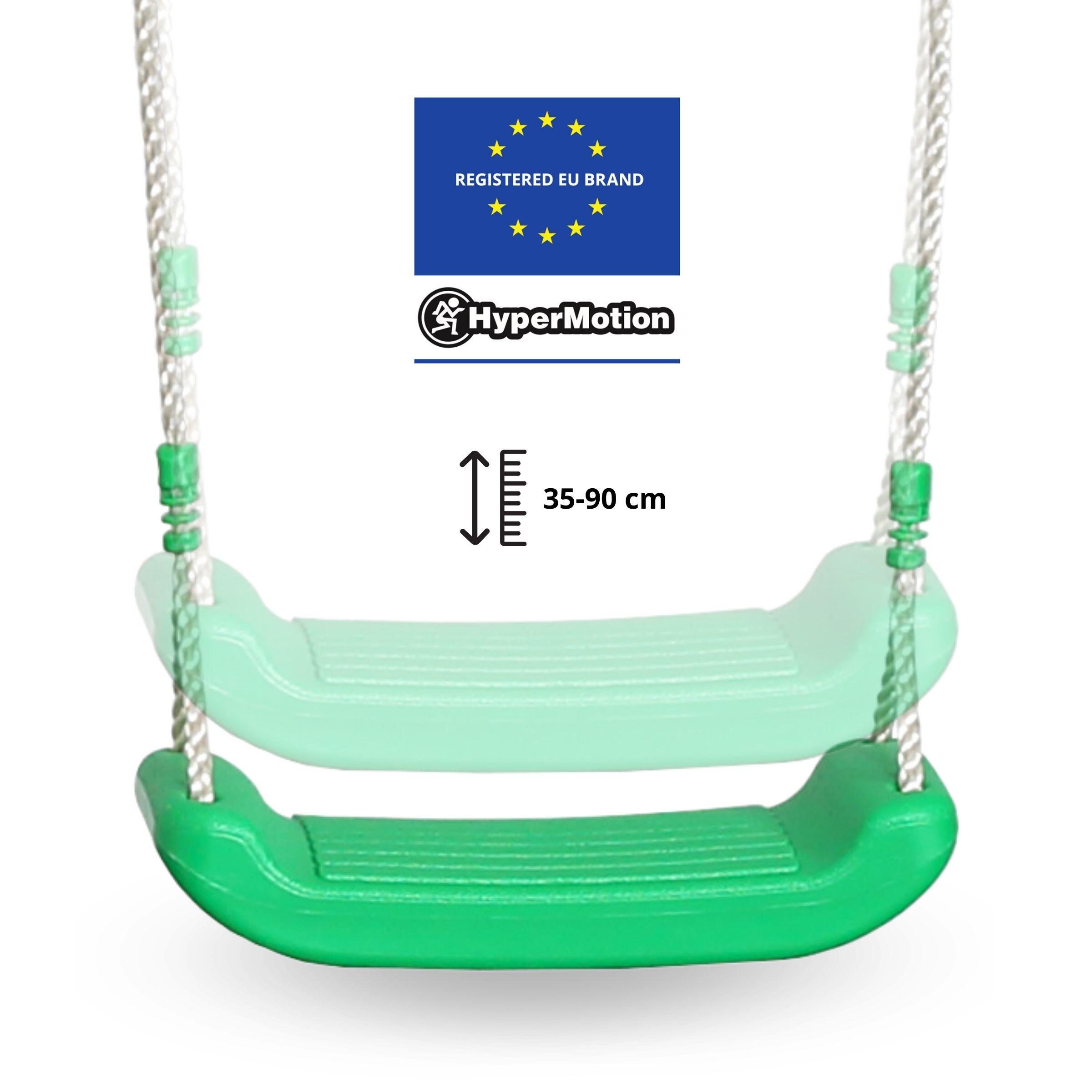 Aire de Jeux Balançoire Jardin XXL HyperMotion SWING HYP17 Trapèze 150kg EN71 5/7