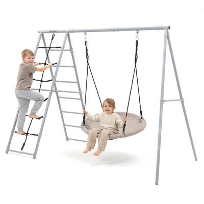 Area Giochi Altalena Giardino HyperMotion SWING HYP10.1 Nido Rete 180kg EN71