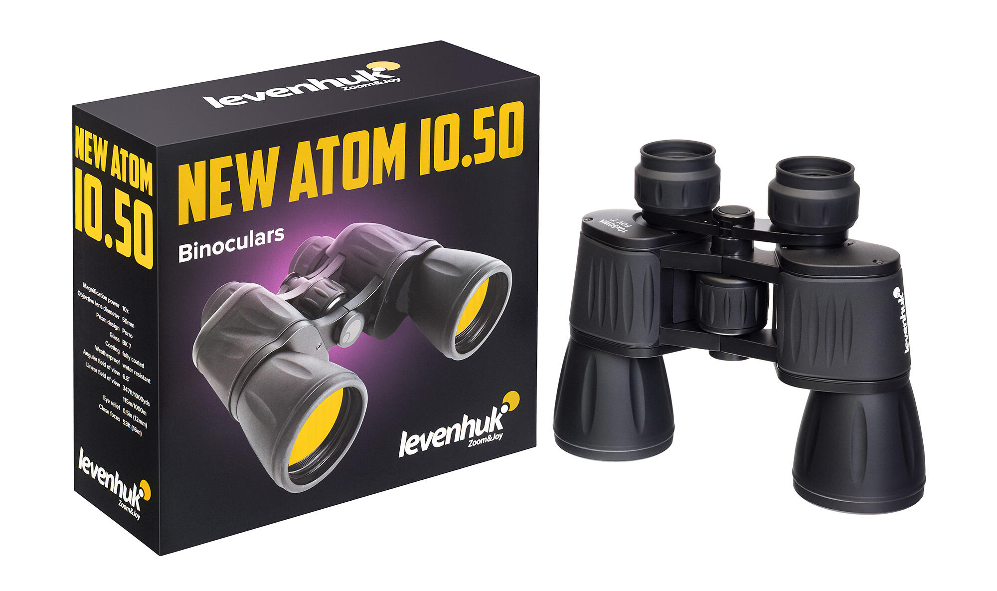 Prismáticos Levenhuk New Atom 10x50 5/7