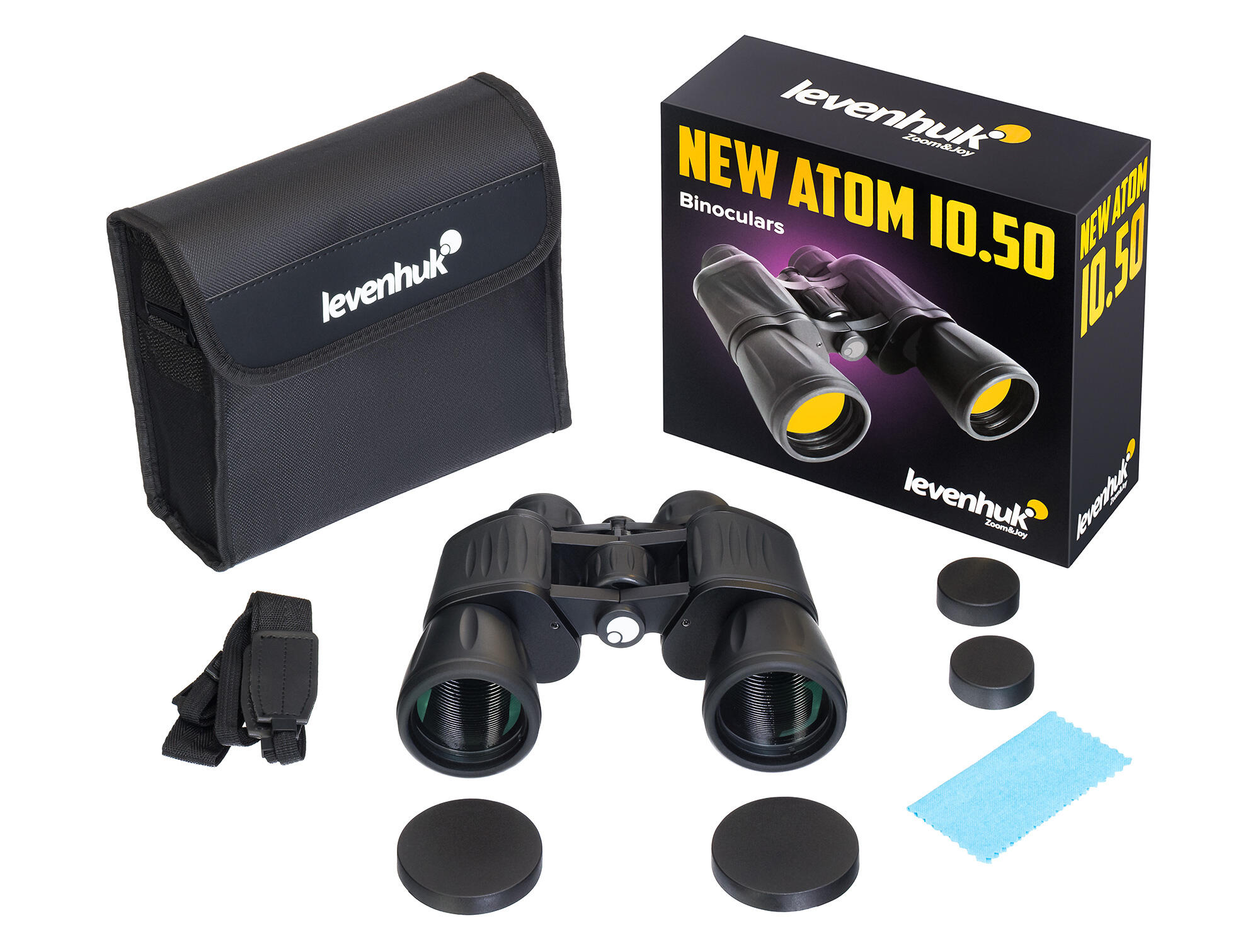 Prismáticos Levenhuk New Atom 10x50 4/7