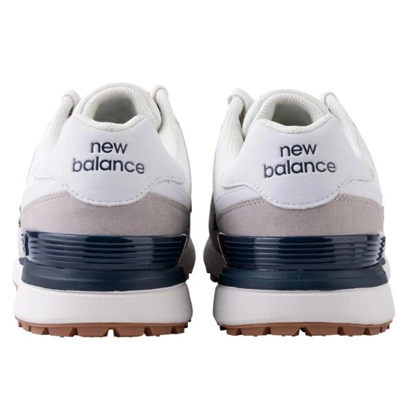 New Balance 574 Greens VS, Zapatos de Golf Hombre, Beige/Gris/Azul 5/6