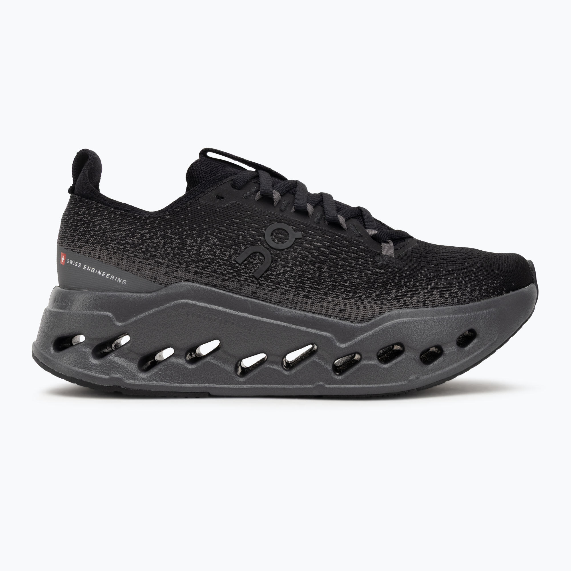 Buty do biegania damskie On Cloudsurfer  Max Wide black/eclipse 2/7