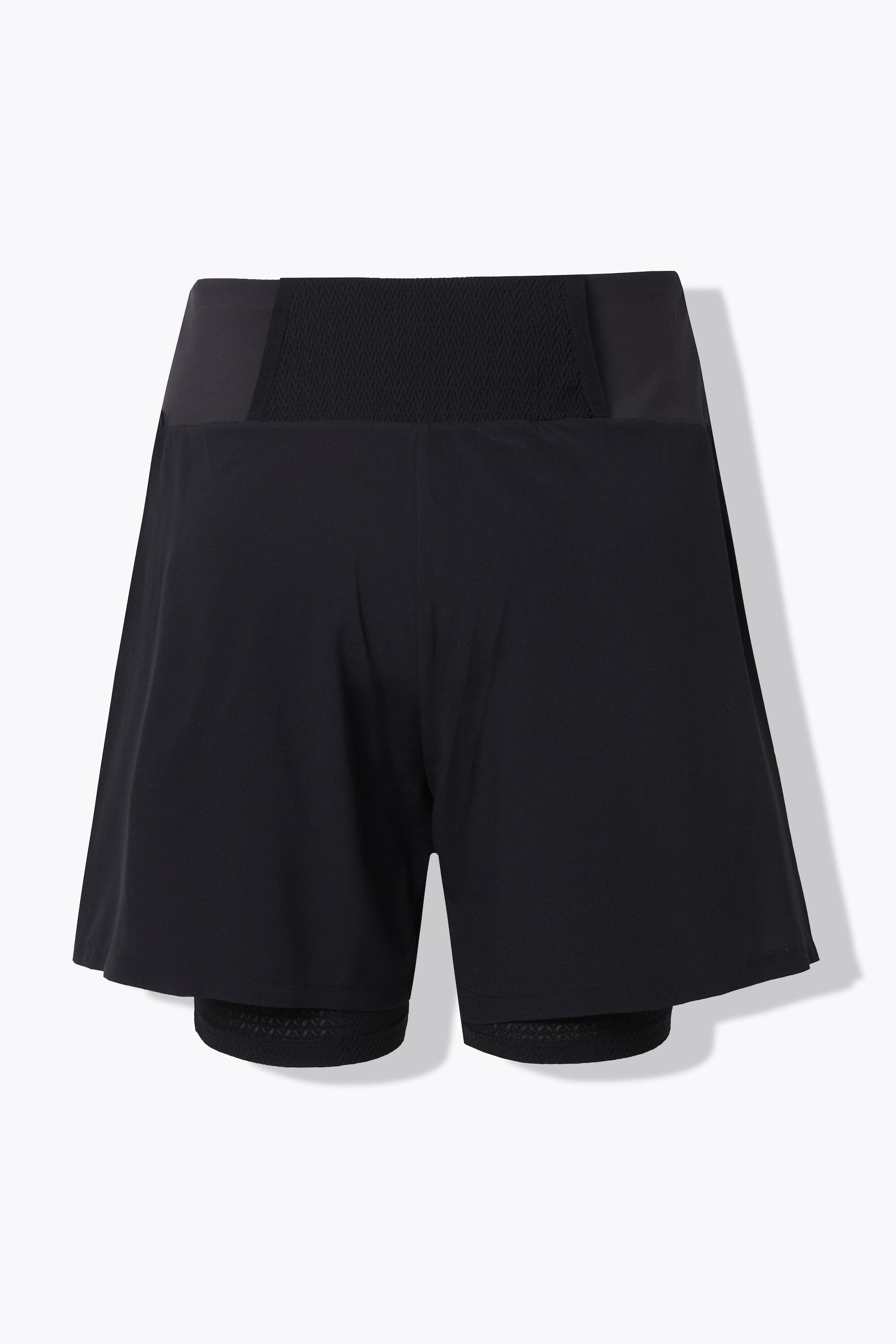 Femme Short technique 2-en-1 taille haute poches zippées 6/7