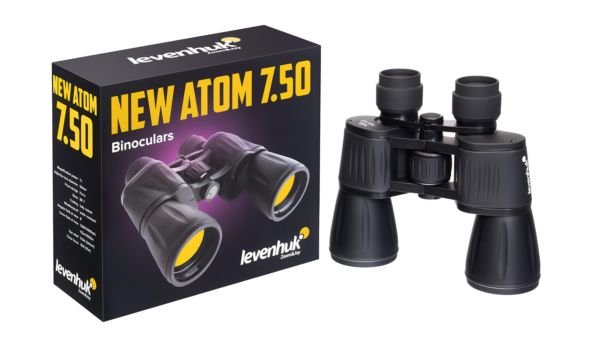 Levenhuk New Atom 7x50 Fernglas 5/7