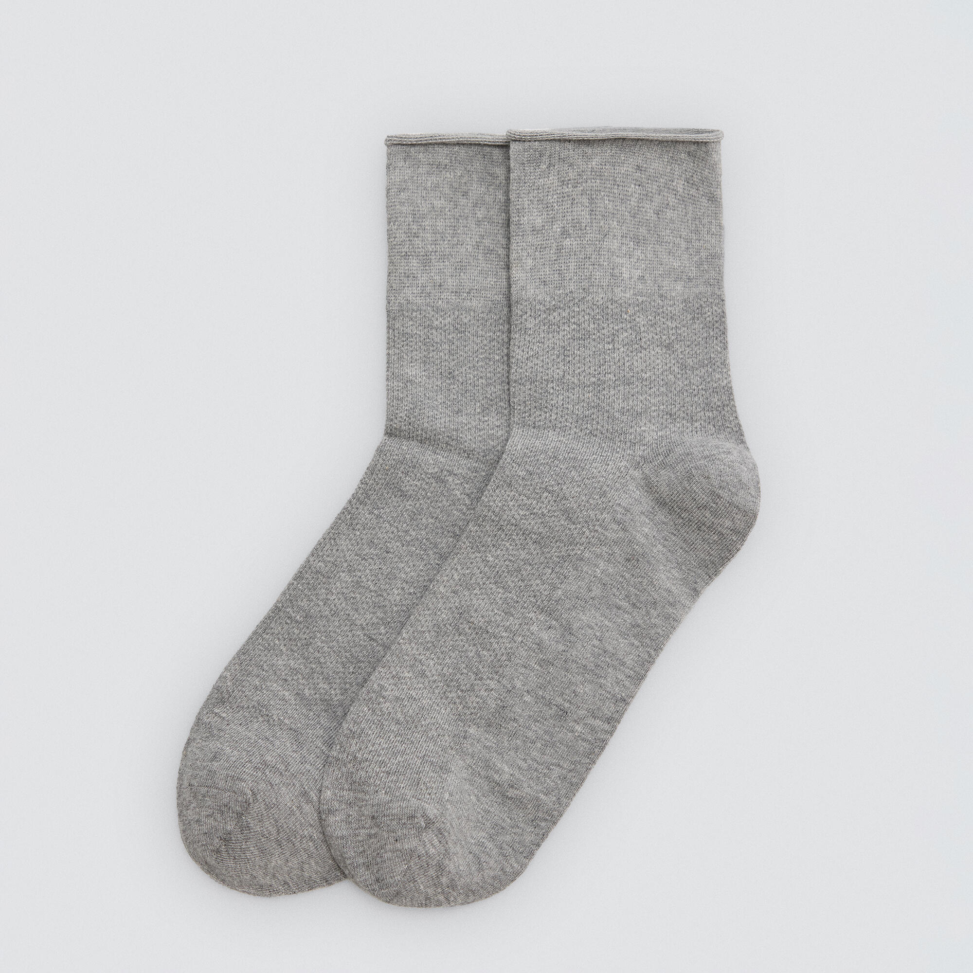 Lot de 3 chaussettes hautes unies multicolores basiques 5/7