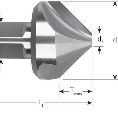 Tormino Rotec 90° Countersink Milling Cutter 25mm HSS-E Weldon