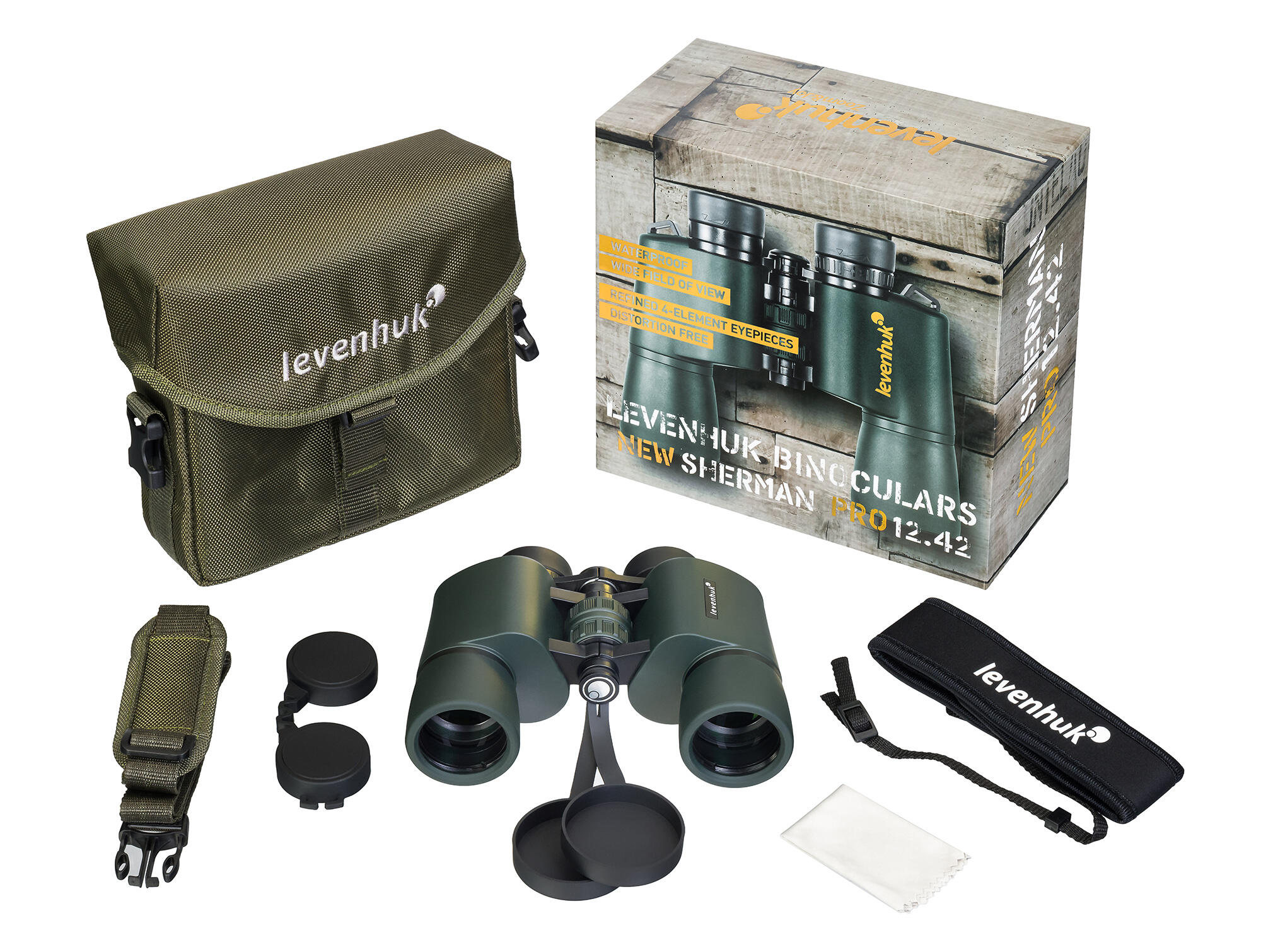 Jumelles Levenhuk New Sherman PRO 12x42 4/7
