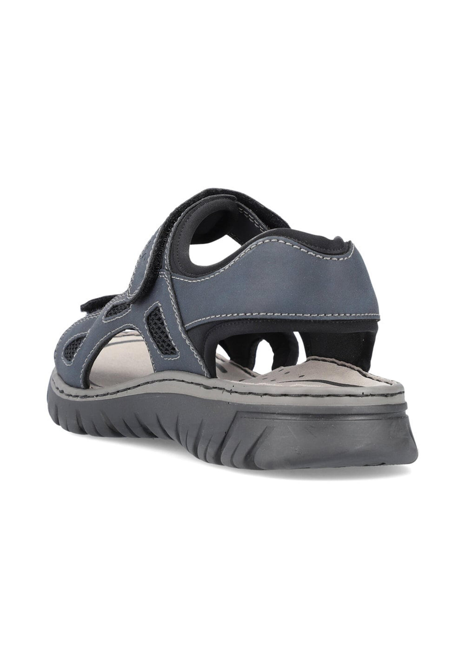 Rieker Herren Trekkingsandale 26761-14 Sandalen Schuhe Sommer Trekking Blau 3/4