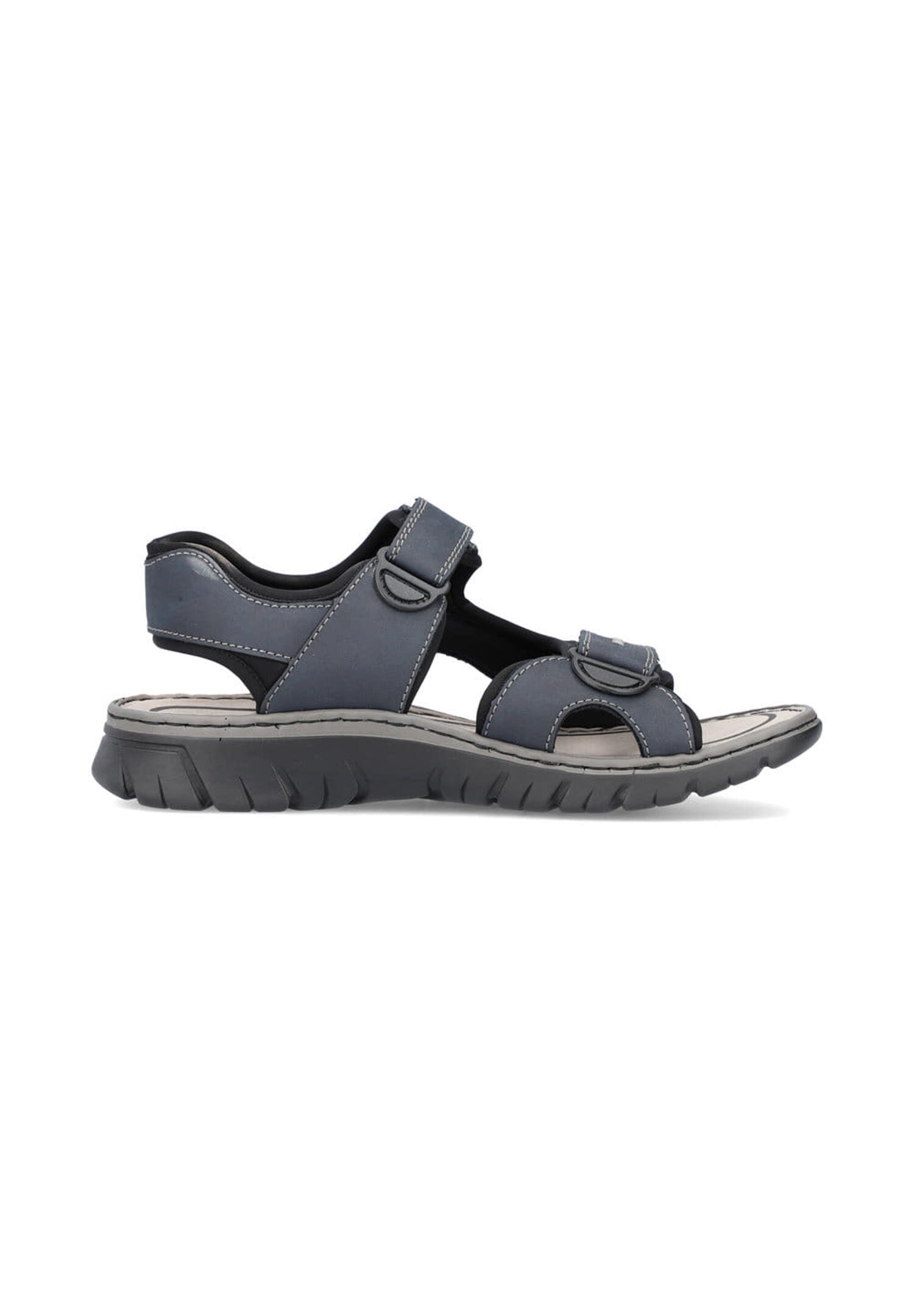 Rieker Herren Trekkingsandale 26761-14 Sandalen Schuhe Sommer Trekking Blau 2/4
