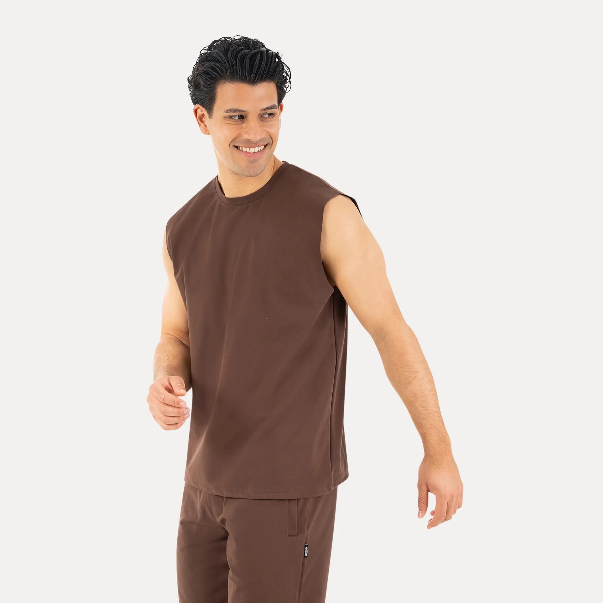 Herren Tank Top Xion Braun 2/6