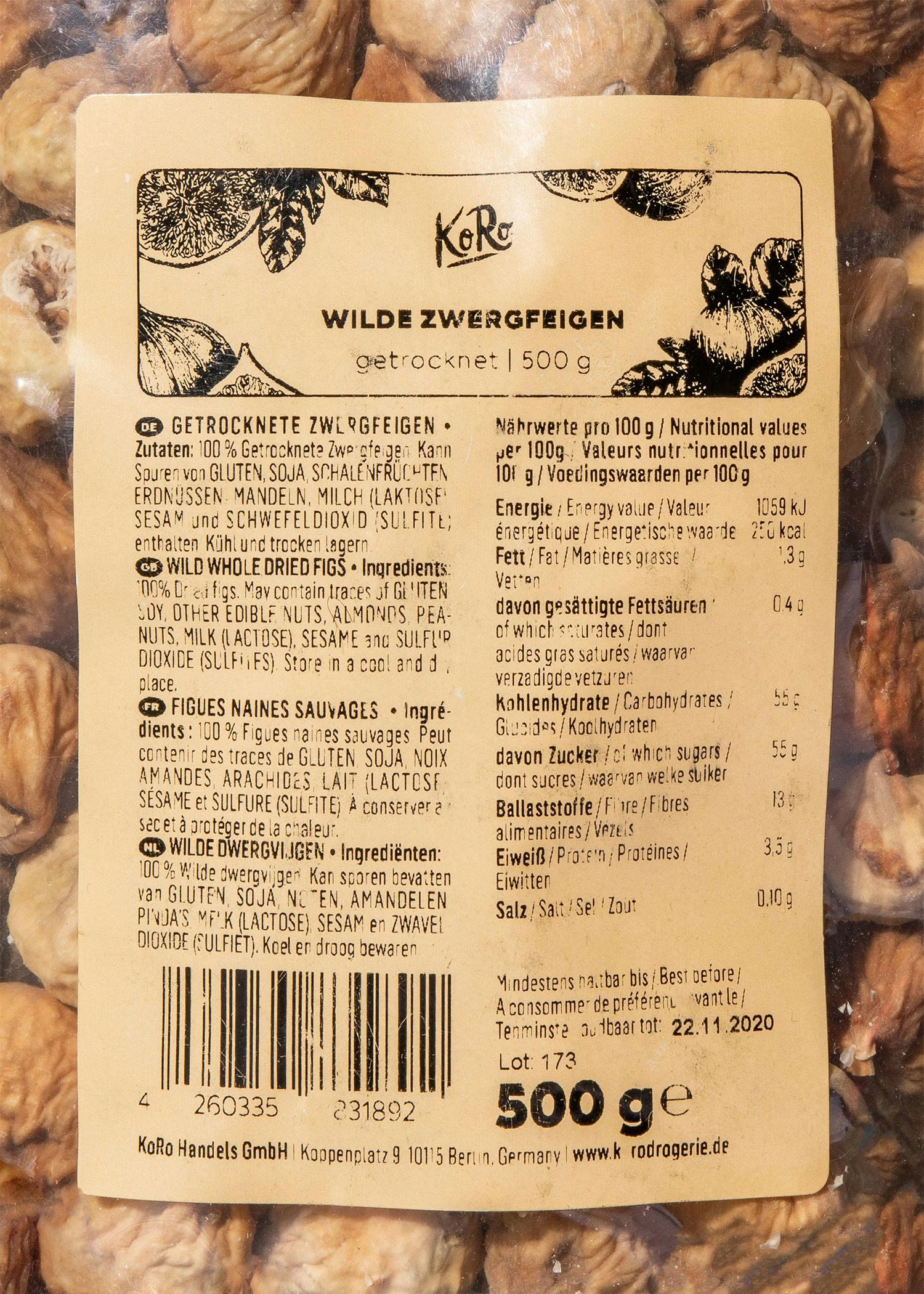 Fichi nani selvatici | 500 g 4/6