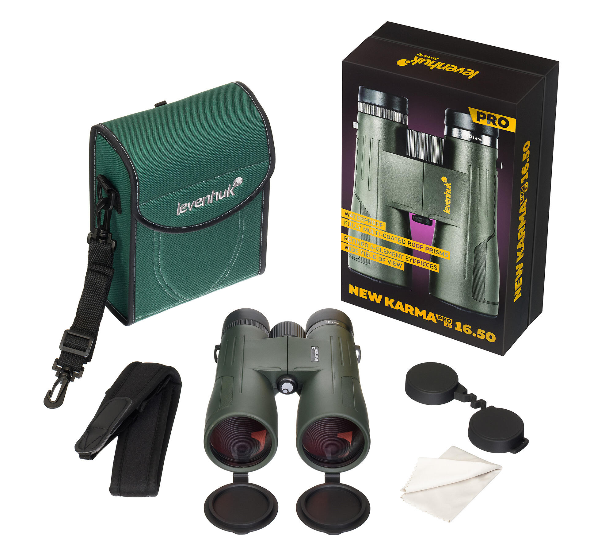 Jumelles Levenhuk New Karma PRO ED 16x50 4/7