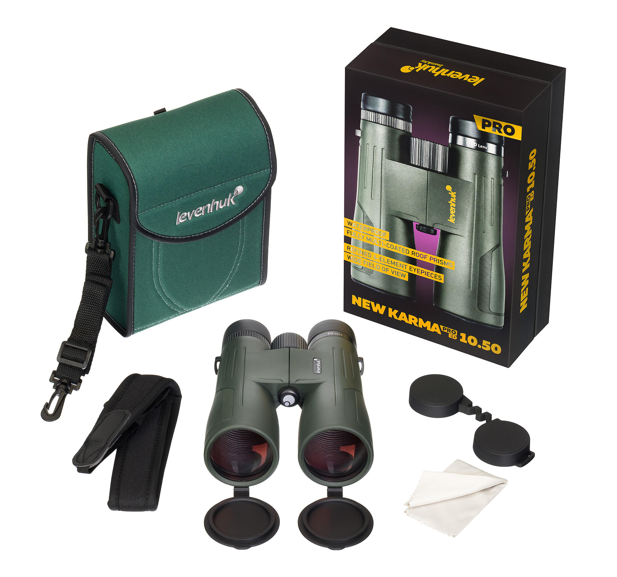 Jumelles Levenhuk New Karma PRO ED 10x50 4/7