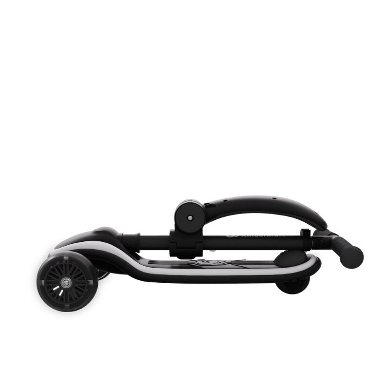 Trotinetă  Kinderkraft RAKET UP, 3 Roți LED, cu șezut, NEGRU
