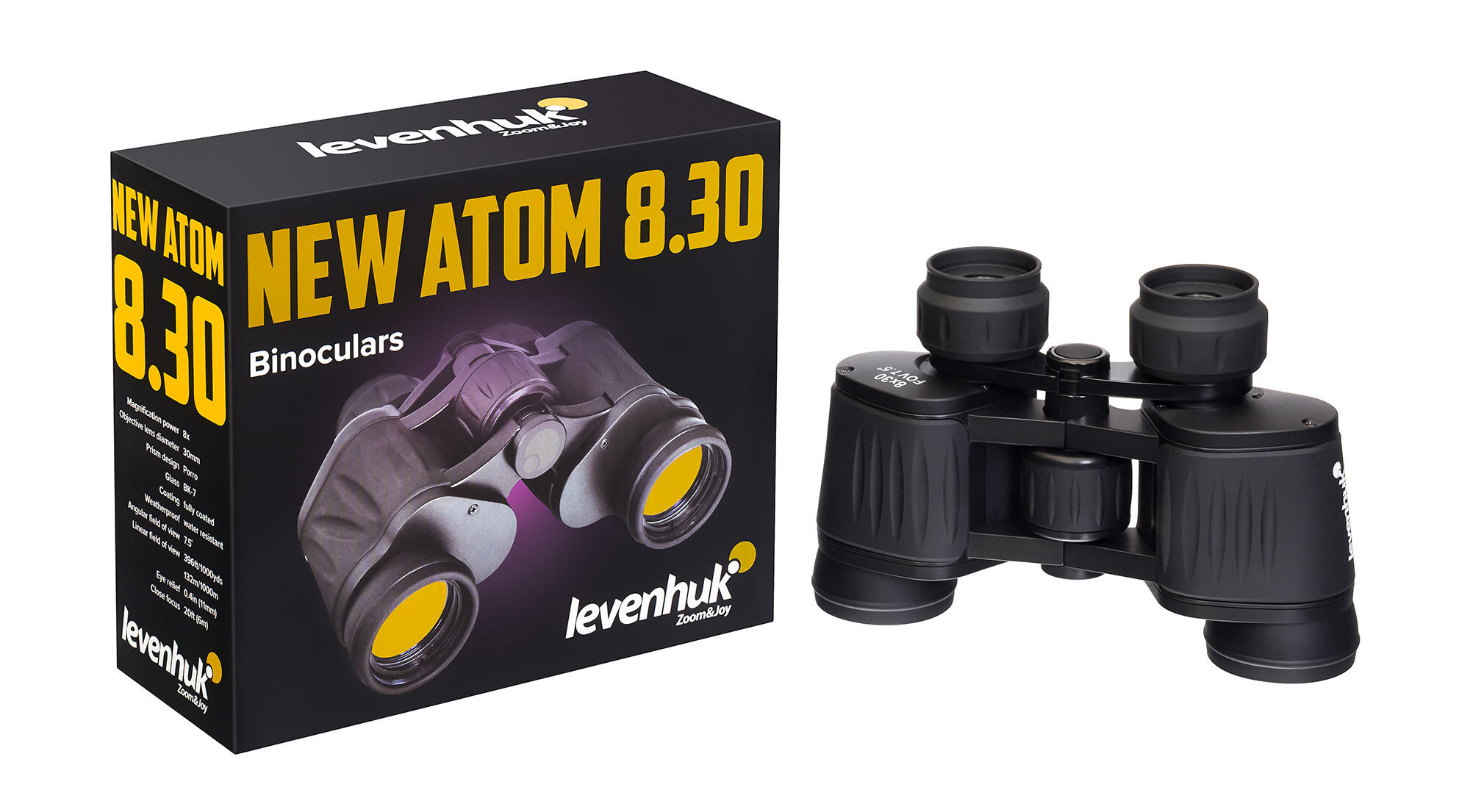 Jumelles Levenhuk New Atom 8x30 5/7