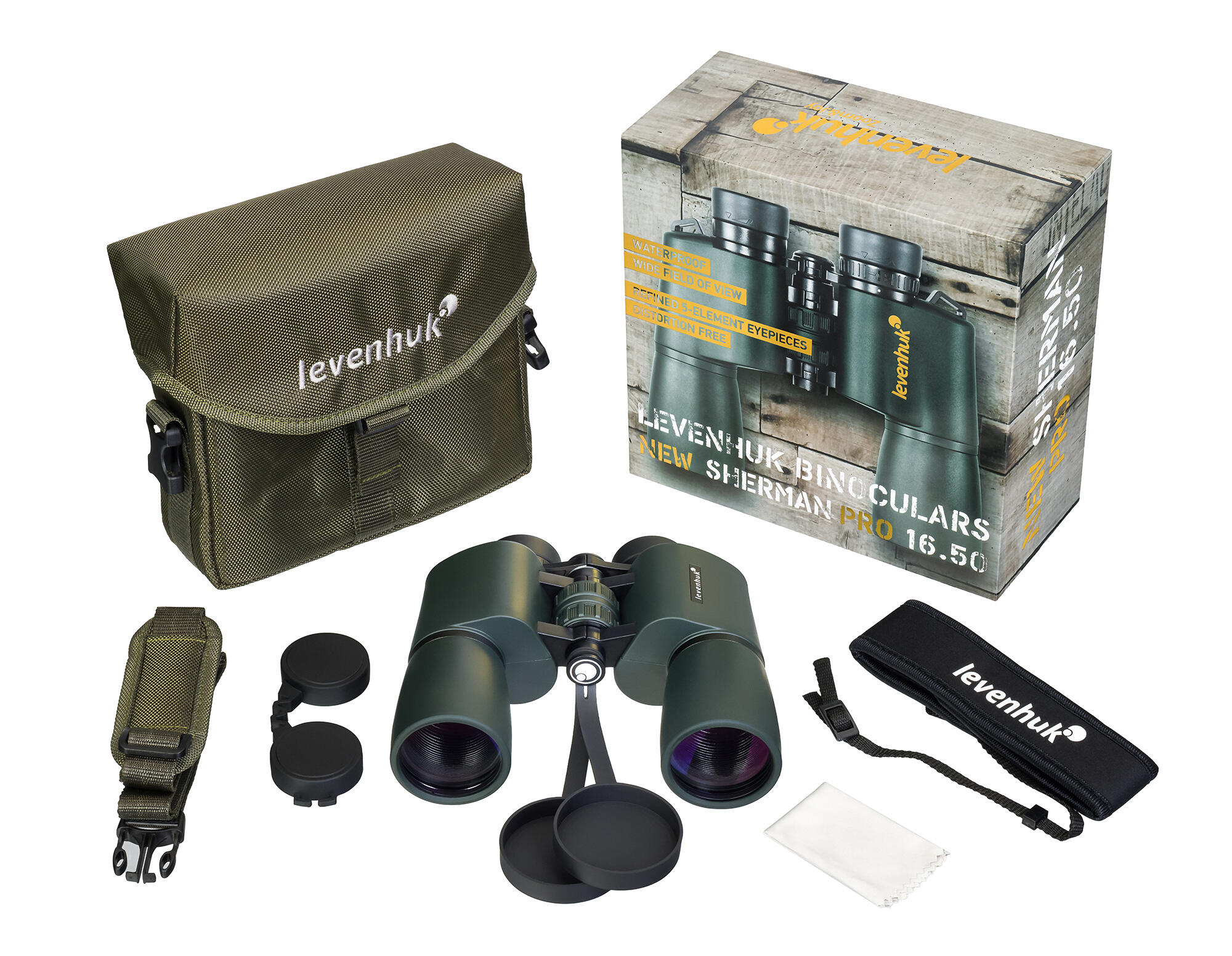 Jumelles Levenhuk New Sherman PRO 16x50 4/7