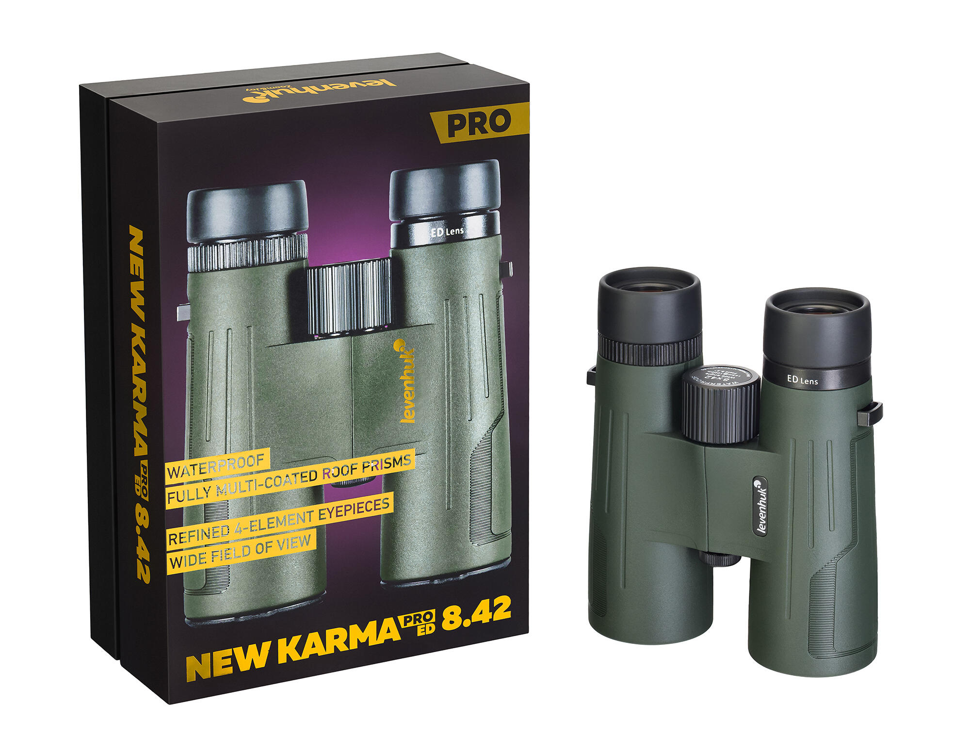Prismáticos Levenhuk New Karma PRO ED 8x42 5/7