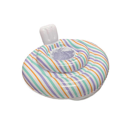 Bouée pour bébé gonflable multicolore imprimé arc-en-ciel 0 à 1 ans