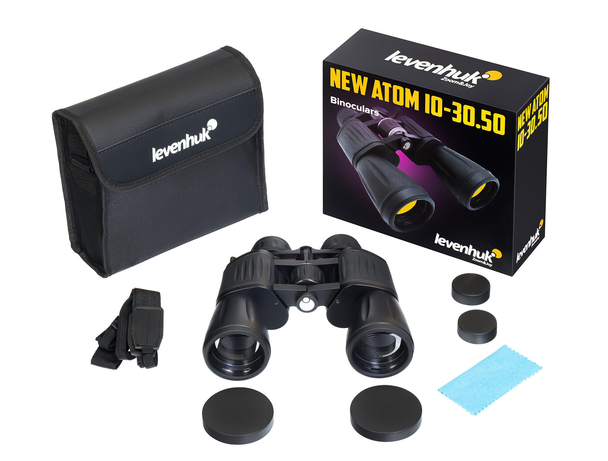 Levenhuk New Atom 10-30x50 Fernglas 4/7
