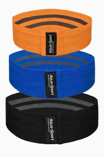 Zestaw 3 Gum Oporowych Aqua Sport Powerstrech Hip Band