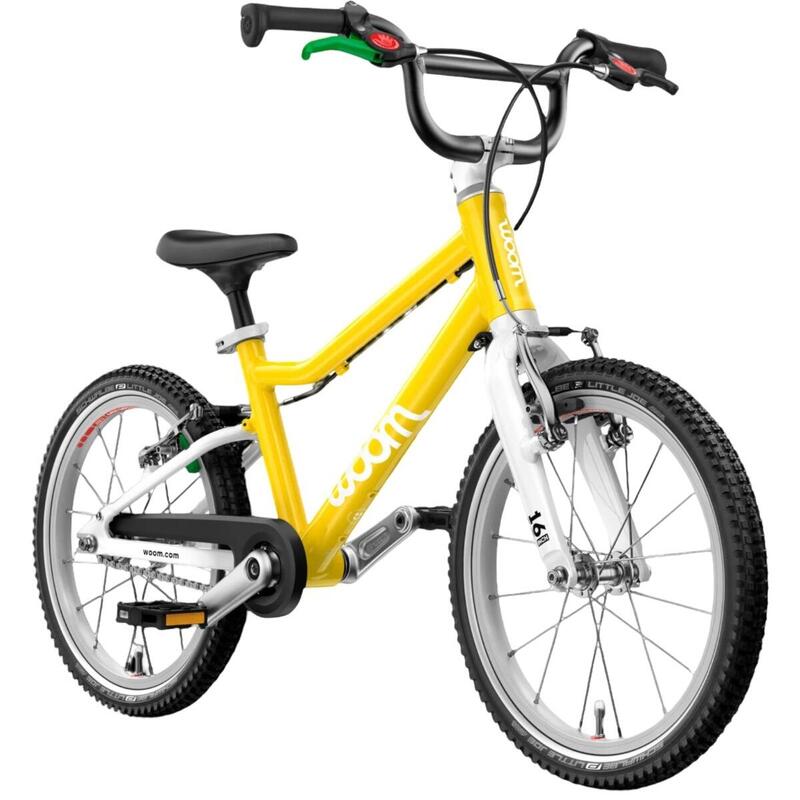 Bicicletă copii Woom GO 3 16" galben Vibrant Yellow